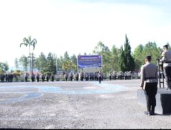 Polres Bener Meriah Gelar Apel Penerimaan BKO Satuan Brimob Polda Aceh Dalam Rangka Operasi Mantap Praja Seulawah 2024