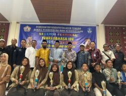 Dinas Pendidik Dan Kebudayaan Melakukan Kegiatan Seleksi Festival Tunas Bahasa Ibu Tingkat SD,MI,SMP,Kabupaten Aceh Tengah.