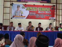 Jumat Curhat Di Kecamatan Jagong Jeget, Kapolres Aceh Tengah Tampung Keluh Kesah Warga