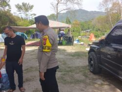 Cegah Guantibmas Jelang Nataru, Polisi Sektor Pegasing Intens Lakukan Patroli Di Lokasi Wisata Diwilkumnya