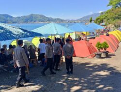 Hadir Berikan Rasa Aman Jelang Nataru, Polisi Di Aceh Tengah Patroli Dan Pengaturan Di Lokasi Wisata