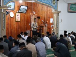 Safari Subuh Di Masjid Jami Al Jihad, Kapolres Aceh Tengah : Ajak Jaga Kamtibmas Dan Peduli Terhadap Anak