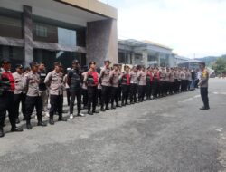 Polres Aceh Tengah Amankan Pleno Penetapan Pasangan Calon Bupati dan Wakil Bupati Terpilih 2024