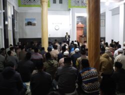 Safari Subuh Di Masjid Jami’ Al Muslim, Kapolres Aceh Tengah : Ajak Makmurkan Masjid Dan Kepedulian Terhadap Keluarga