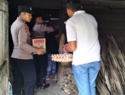 Kapolsek Linge Salurkan Bantuan Sosial untuk Lansia di Kute Robel