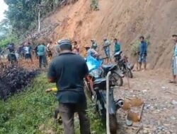 Mencerminkan Kekompakan Dua Desa Di Kecamatan Linge,gotong royong Bersih-Bersih Jalan Utama.