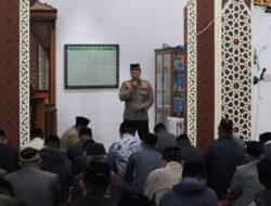 Polres Aceh Tengah Gelar Safari Subuh Di Dua Masjid, Kapolres : Sampaikan Bahaya Perjudian Dan Rekruitmen Agt Polri