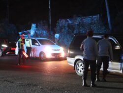 Dalam Rangka Cipkon, Personel Gabungan Polres Aceh Tengah Gelar Razia Malam Hari
