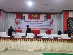 Jelang Pelantikan Bupati Dan Wakil. Bupati Aceh Tengah, Polisi Sterilisasi dan Amankan Gedung Olah Seni
