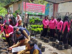 Polres Aceh Tengah Dan Polsek Jajaran Launching Program Pekarangan Pangan Lestari
