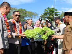 Dirbinmas Polda Aceh Tinjau Pekarangan Pangan Bergizi Di Aceh Tengah