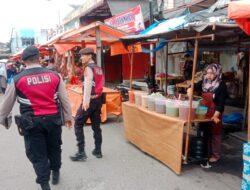 Jelang Bulan Ramadhan 1446 H, Samapta Polres Aceh Tengah Gelar Patroli Di Pasar Dan Lapak Daging Meugang