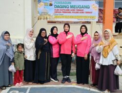 Sambut Bulan Suci Ramadhan, Kapolres Aceh Tengah Bagikan Daging Meugang Kepada Personel, Brimob dan Insan Pers