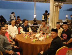 Buka Puasa Bersama Anak Yatim, Kapolres Aceh Tengah Berikan Santunan