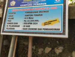 Diduga Gunakan Dana Desa Tanpa Musyawarah, Reje Kampung Penarun: “Itu untuk Kepentingan Umum”