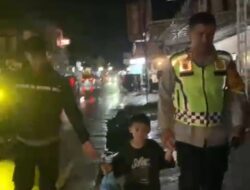 Dipertemukan Kapolres, Azza Yang Sempat Hilang Kembali Pada Keluarganya