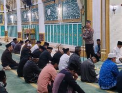 Safari Subuh, Wakapolres Ajak Cegah Tiga Perkara Berdampak Timbulnya Guantibmas