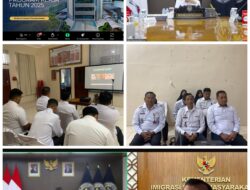 Virtual Meeting Bersama Menteri, Rutan Bener Meriah Bahas Strategi Perbaikan Layanan Publik