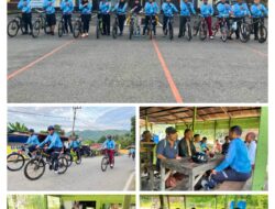 Kapolres Aceh Tenggara Gowes dan Sambangi Warga Di Desa Lawe Harum, Dengarkan Langsung Aspirasi Masyarakat