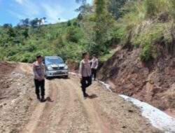 Patroli Identifikasi Daerah Rawan Bencana Alam Dan Laka Lantas Polsek Linge Imbau Pengguna Jalan Waspada