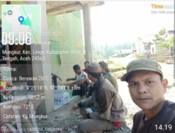 Jumat Bersih, Aparatur Kampung Mungkur Teguhkan Semangat Gotong Royong.