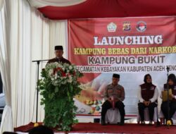 Jelang Hari Bhayangkara ke-79, Kapolres Aceh Tengah Resmikan Kampung Bebas Narkoba di Kampung Bukit