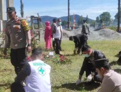 Personel Subsektor Atu Lintang Polres Aceh Tengah Gelar Bakti Sosial Religi di Masjid Baitussalam, Sambut Hari Bhayangkara ke-79