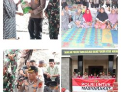 Polres Aceh Tenggara Solidaritas kepada Korban Kebakaran di Desa Linge Alas
