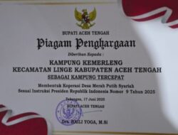 Kecamatan Linge Salah Satu Tercepat Pembentukan Koperasi Merah Putih,Kampung Mungkur dan Kemerleng.