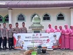 Polsek Linge melaksanakan kegiatan Bakti Religi di Masjid Malik Isaq