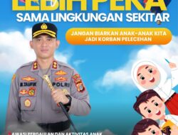 Kapolres Aceh Tengah: “Lindungi Masa Depan Anak-Anak Kita Mulai dari Rumah”