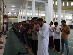Polres Aceh Tengah Gelar Shalat Gaib dan Doa Bersama untuk Almarhum Affan Kurniawan
