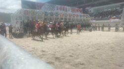 Meriahkan HUT ke-80 RI, Hanafiah Anggota DPRK Aceh Tengah Hadiri Acara  Pacuan Kuda di Belang Bebangka