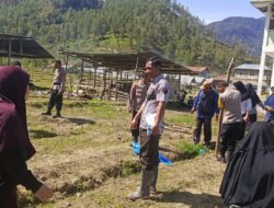 Polsek Bintang Bersama Pesantren Al-Hasaniah Tanam Jagung, Dukung Ketahanan Pangan Nasional