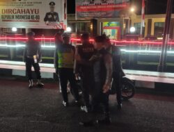 Wujudkan Malam Kondusif, Polres Aceh Tengah Lakukan Patroli Kota