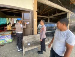 “Ngopi Boleh, Narkoba Jangan”, Polisi di Aceh Tengah Tempel Brosur Himbauan