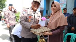 Polres Aceh Tengah Tebar Senyum Kebahagiaan, Warga Paya Dedep Terima Sembako dan Tali Asih