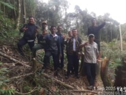 Tim Patroli,RPH Isaq,KPH Wilayah III Aceh dan BKPH Linge di Kawasan Hutan Negara Burlintang Kecamatan Linge