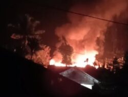 Kebakaran Satu Unit Rumah di Kemerleng Kecamatan Linge