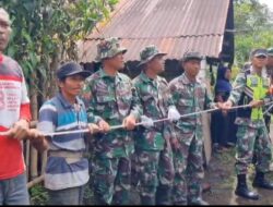 Gotong Royong Satgas TMMD ke-126, Wujudkan Impian Warga Punya Rumah Layak Huni”