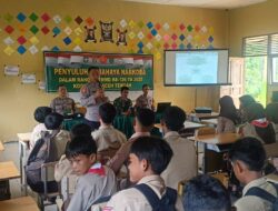 Satgas TMMD Kodim 0106/Aceh Tengah Gelar Penyuluhan Narkoba dan Kamtibmas di SMAN 18 Takengon