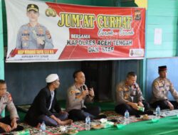 Jumat Curhat, Kapolres Aceh Tengah Ajak Jaga Kamtibmas dan Awasi Anak