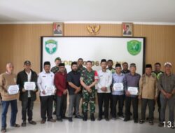 Dansatgas TMMD Ke 126, Serahkan Bantuan Sumur Bor & Pipanisasi Air Bersih Melalui Program TNI AD