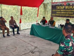 Kapolsek Linge dan Muspika Hadiri Kegiatan Tatap Muka Tim Wasev TMMD ke–126 Kodim 0106/Aceh Tengah