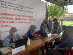 Rutan Bener Meriah gelar kegiatan Penemuan Kasus TBC Melalui Rontgen Dada Tahun 2025