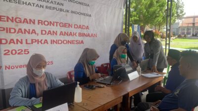 Rutan Bener Meriah gelar kegiatan Penemuan Kasus TBC Melalui Rontgen Dada Tahun 2025