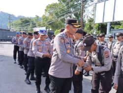 Kabag SDM Polres Aceh Tengah Lepas Siswa Diktuba Polri SPN Polda Aceh Usai Laksanakan Latja