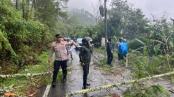 Respon Cepat Polres Aceh Tengah, Arus Lalu Lintas Jalur Takengon–Bintang Kembali Normal Usai Pohon Tumbang