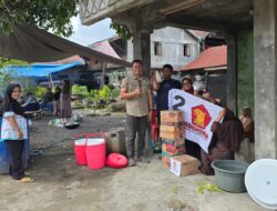 Yuska Mashudi Tinjau Dapur Umum Pasca Bencana di Kebayakan