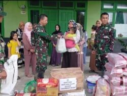 Dandim 0106/Aceh Tengah Salurkan Bantuan Kemanusiaan untuk Korban Bencana Alam
